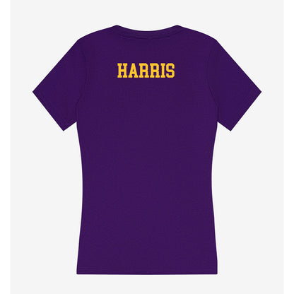 LSU - NCAA Women's Track & Field : Makeriah Harris - Women's V-Neck T-Shirt-1