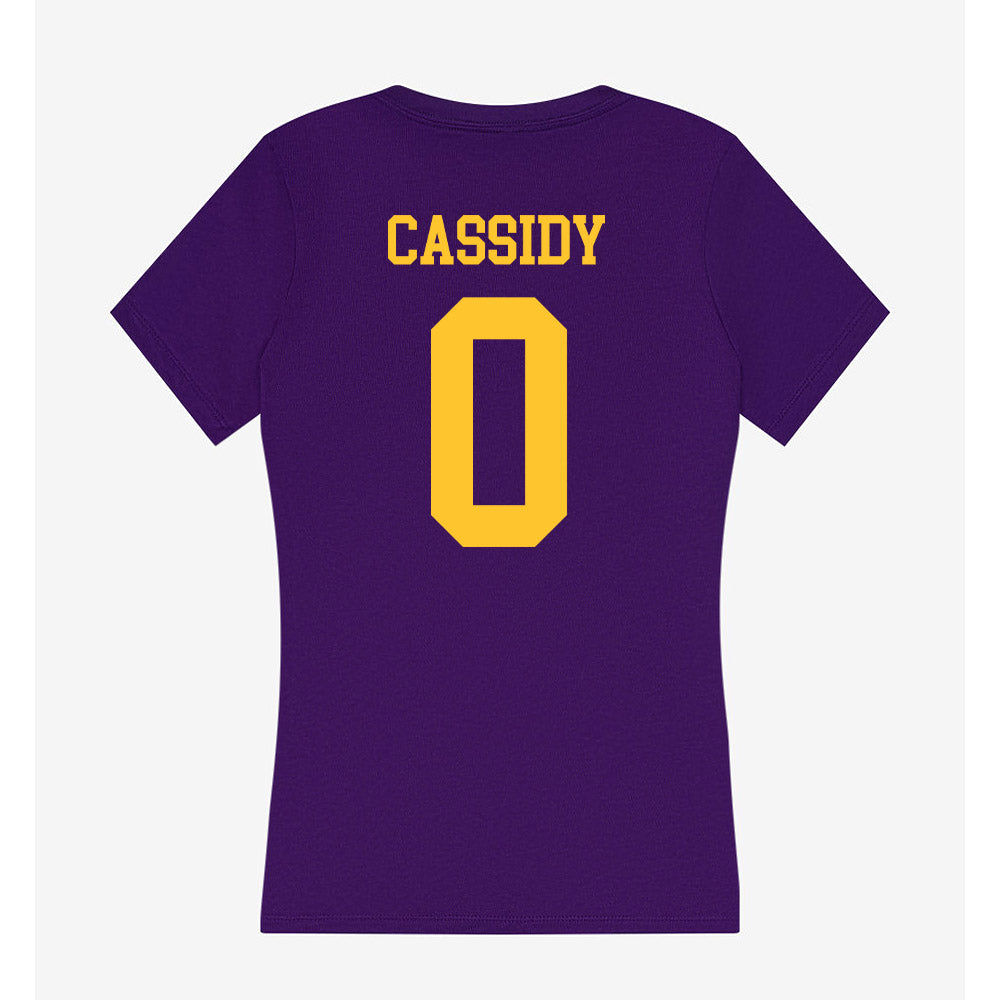 LSU - NCAA Women's Volleyball : Laurel Cassidy - Women's V-Neck T-Shirt-1