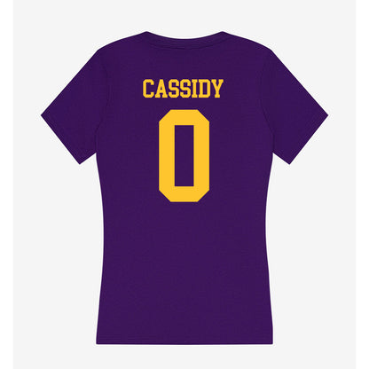 LSU - NCAA Women's Volleyball : Laurel Cassidy - Women's V-Neck T-Shirt-1