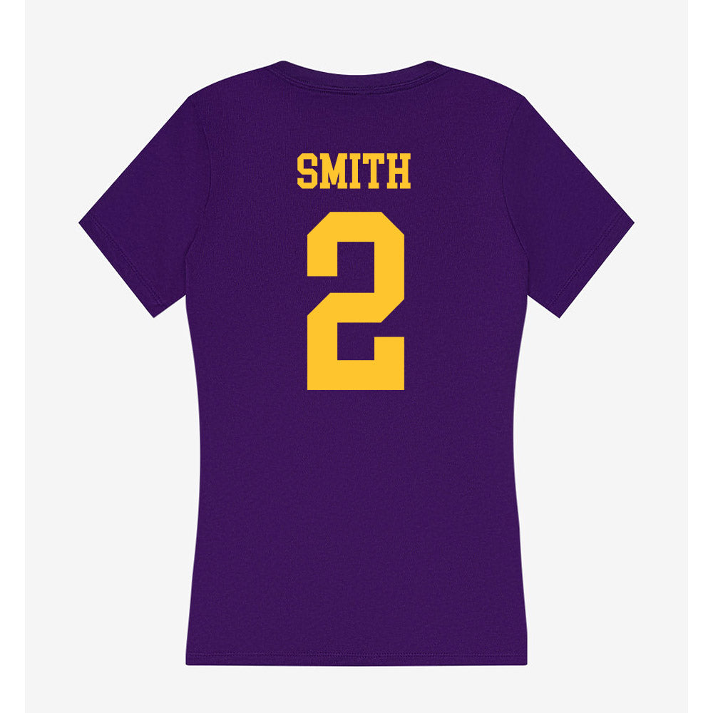 LSU - NCAA Women's Volleyball : Tireh Smith - Women's V-Neck T-Shirt-1
