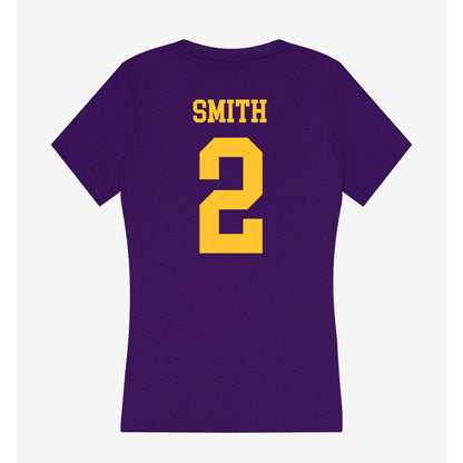 LSU - NCAA Women's Volleyball : Tireh Smith - Women's V-Neck T-Shirt-1