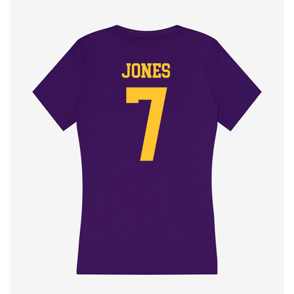 LSU - NCAA Women's Volleyball : Jessica Jones - Women's V-Neck T-Shirt-1