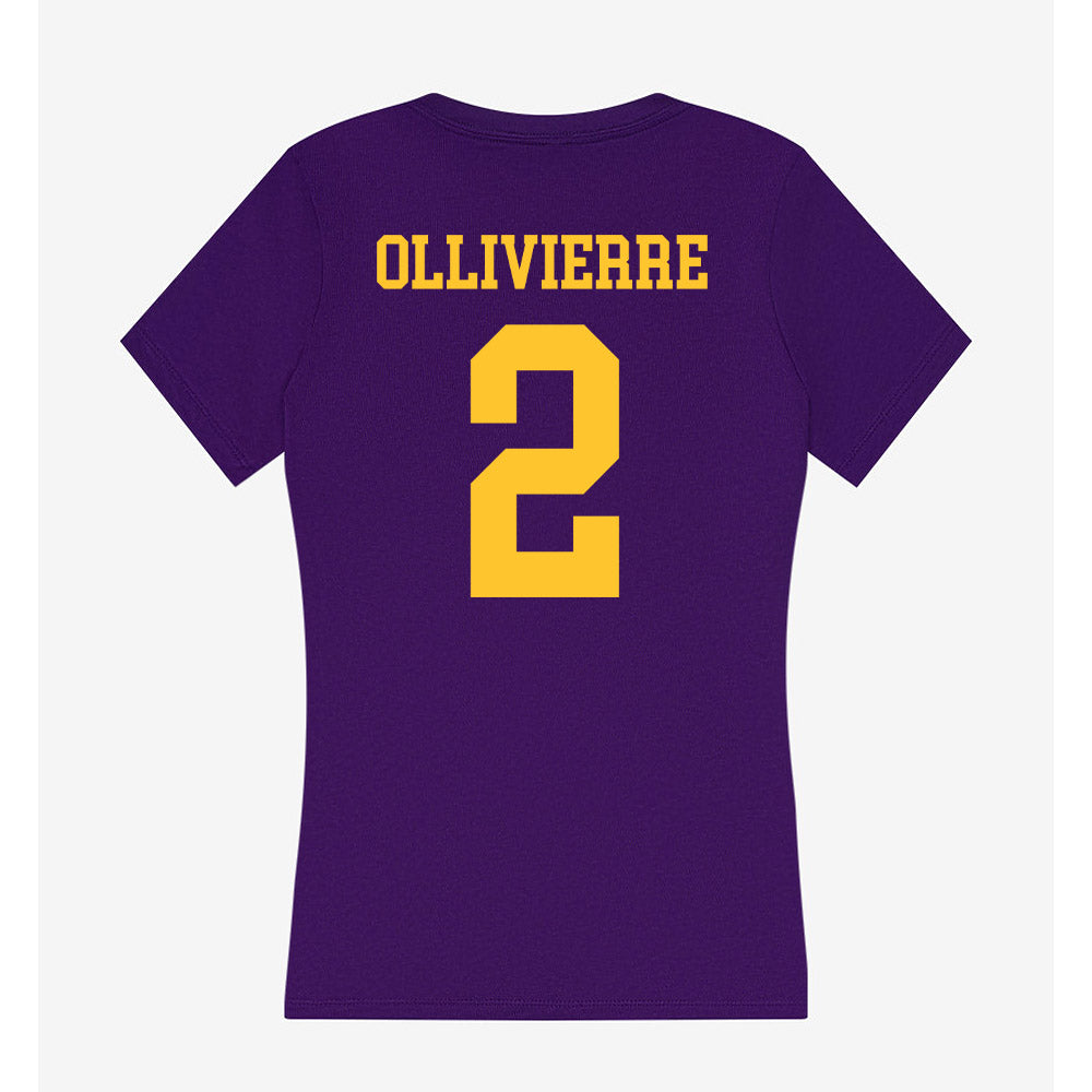 LSU - NCAA Women's Soccer : Jocelyn Ollivierre - Women's V-Neck T-Shirt-1