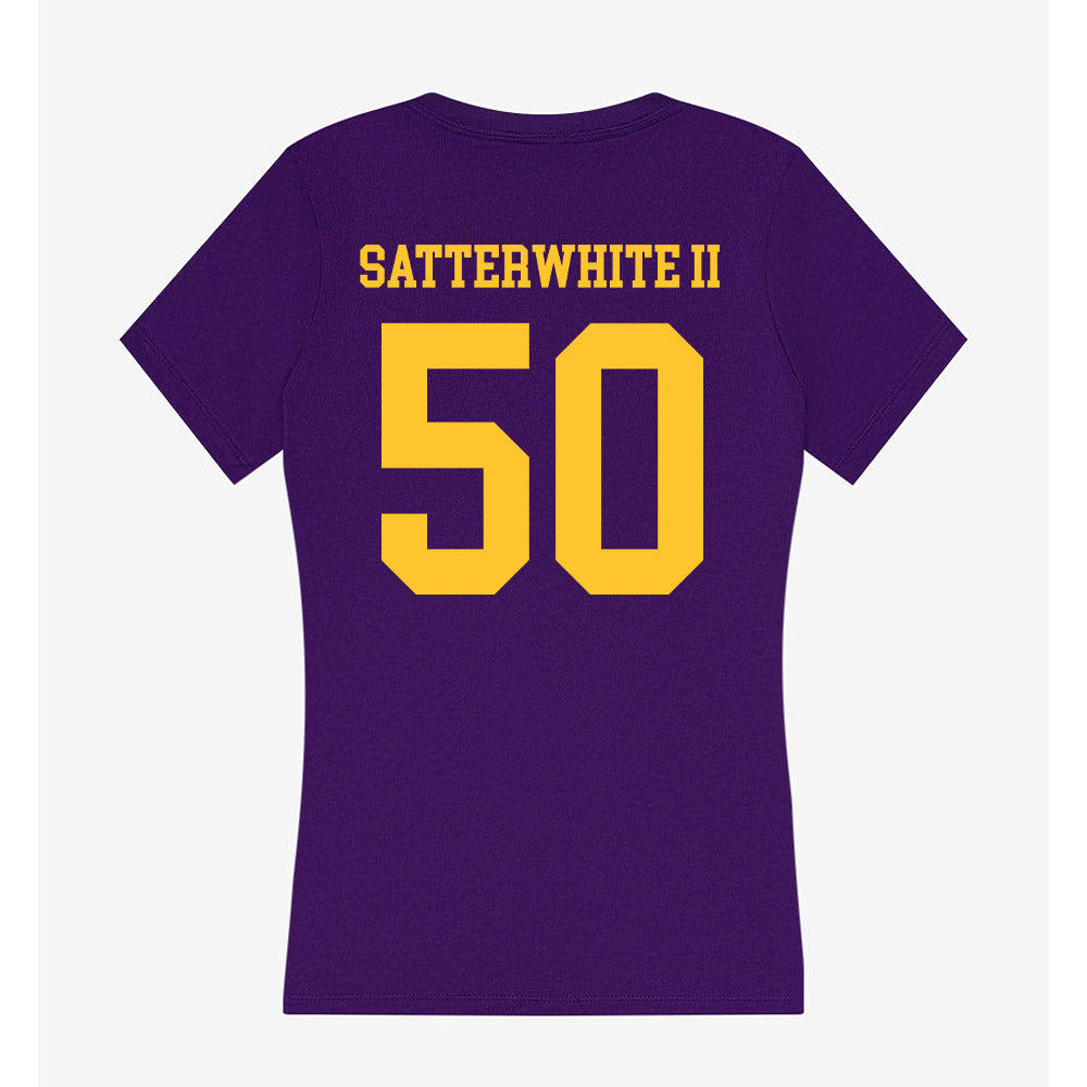LSU - NCAA Football : William Satterwhite II - Women's V-Neck T-Shirt-1