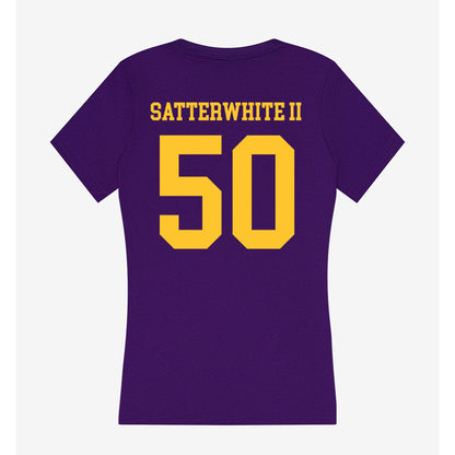 LSU - NCAA Football : William Satterwhite II - Women's V-Neck T-Shirt-1