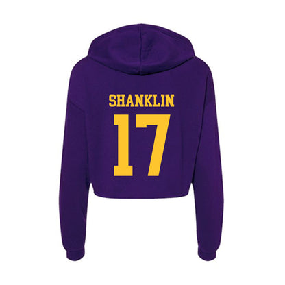 LSU - NCAA Football : Damien Shanklin - Women's Crop Fleece Hoodie-1