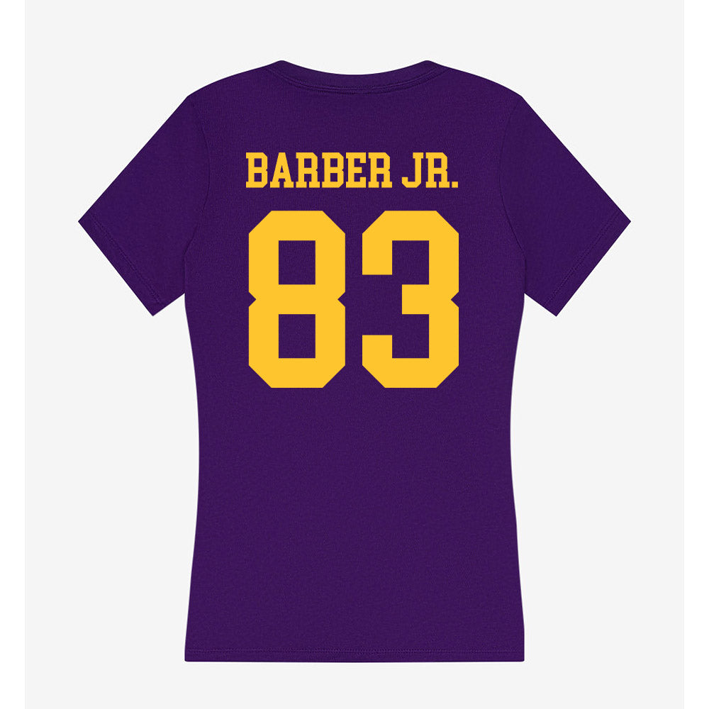 LSU - NCAA Football : Corey Barber Jr. - Women's V-Neck T-Shirt-1