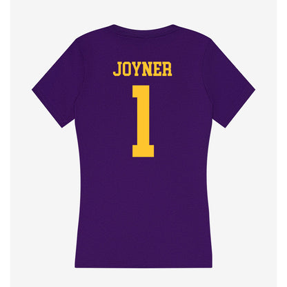 LSU - NCAA Women's Basketball : Amiya Joyner - Women's V-Neck T-Shirt-1