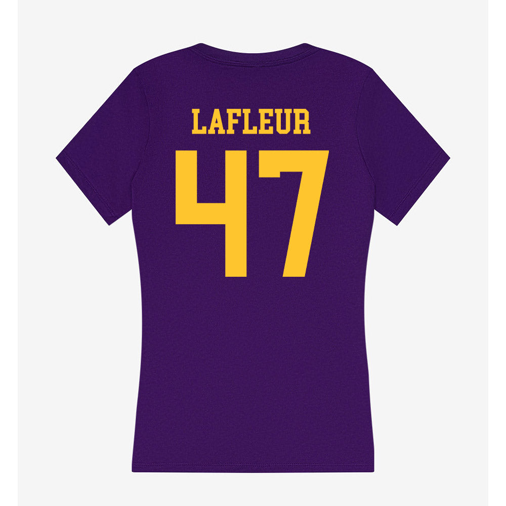 LSU - NCAA Football : JD LaFleur - Women's V-Neck T-Shirt-1