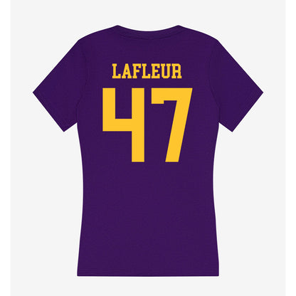 LSU - NCAA Football : JD LaFleur - Women's V-Neck T-Shirt-1