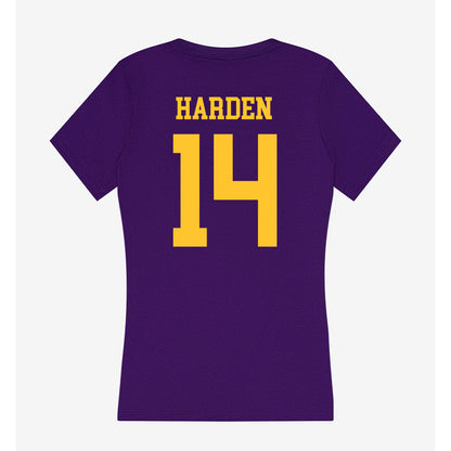 LSU - NCAA Baseball : Daniel Harden - Women's V-Neck T-Shirt-1