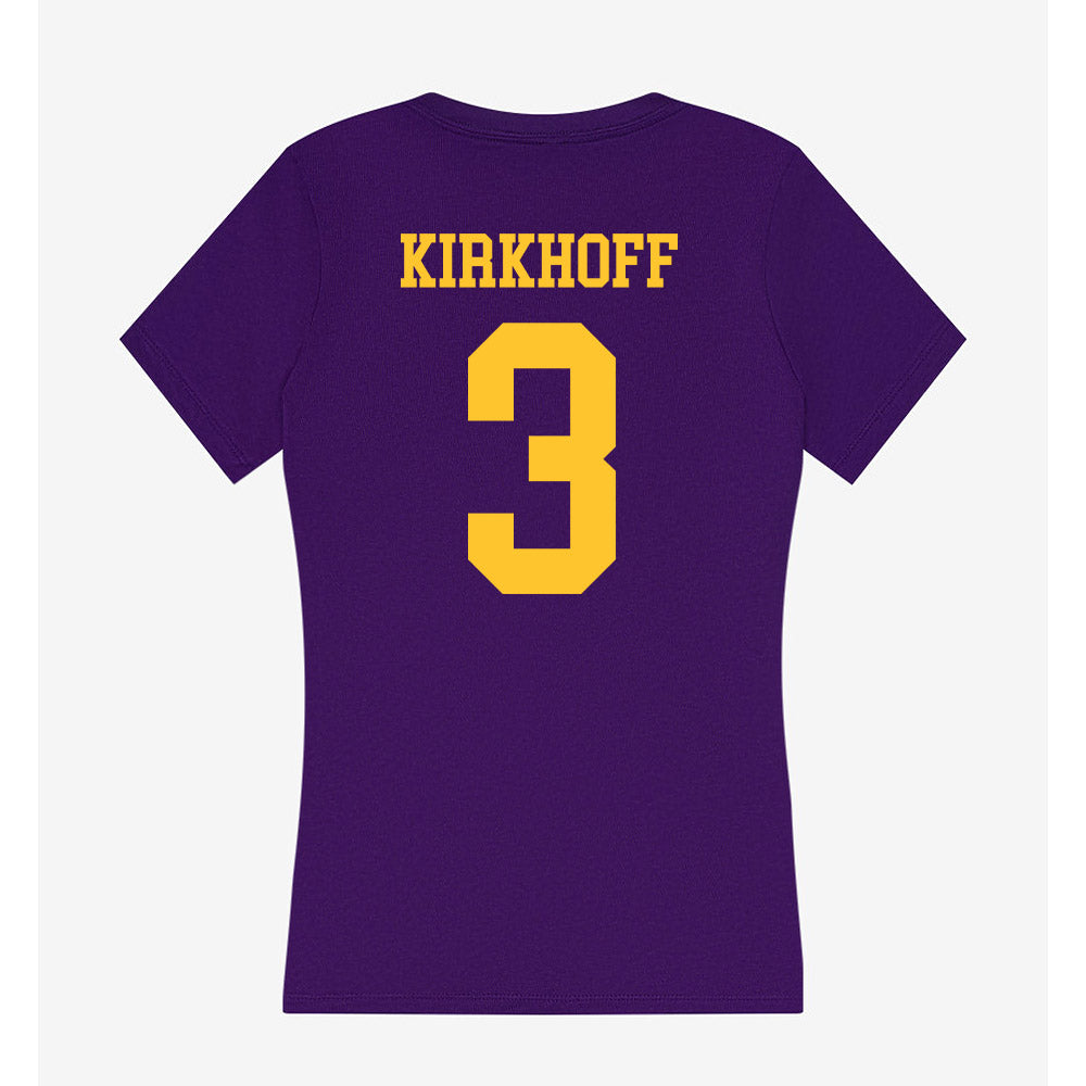 LSU - NCAA Women's Volleyball : Aly Kirkhoff - Women's V-Neck T-Shirt-1