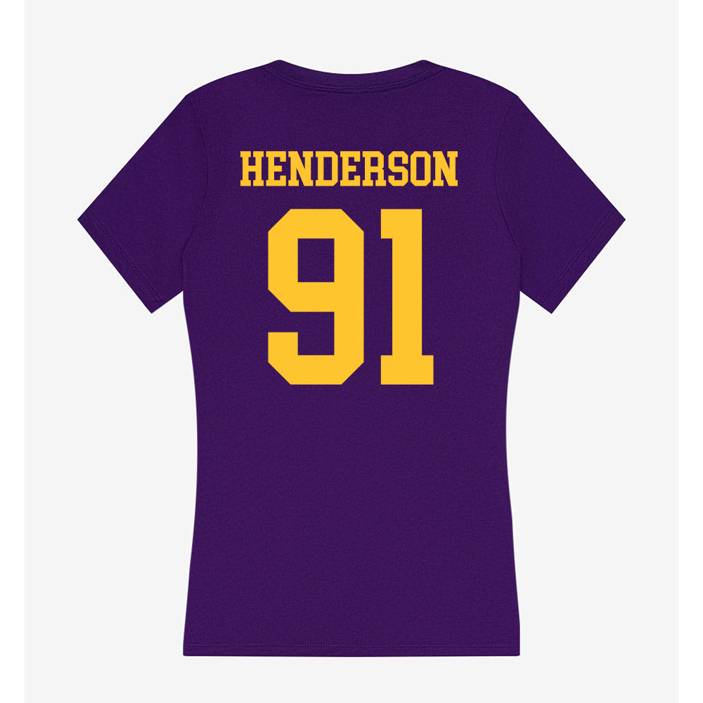 LSU - NCAA Football : Trenton Henderson - Women's V-Neck T-Shirt-1