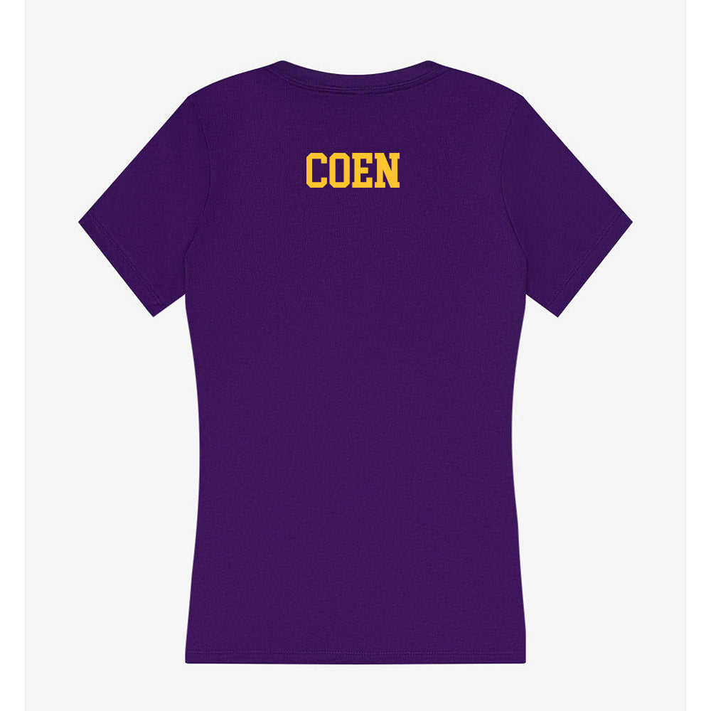 LSU - NCAA Women's Gymnastics : Kylie Coen - Women's V-Neck T-Shirt-1
