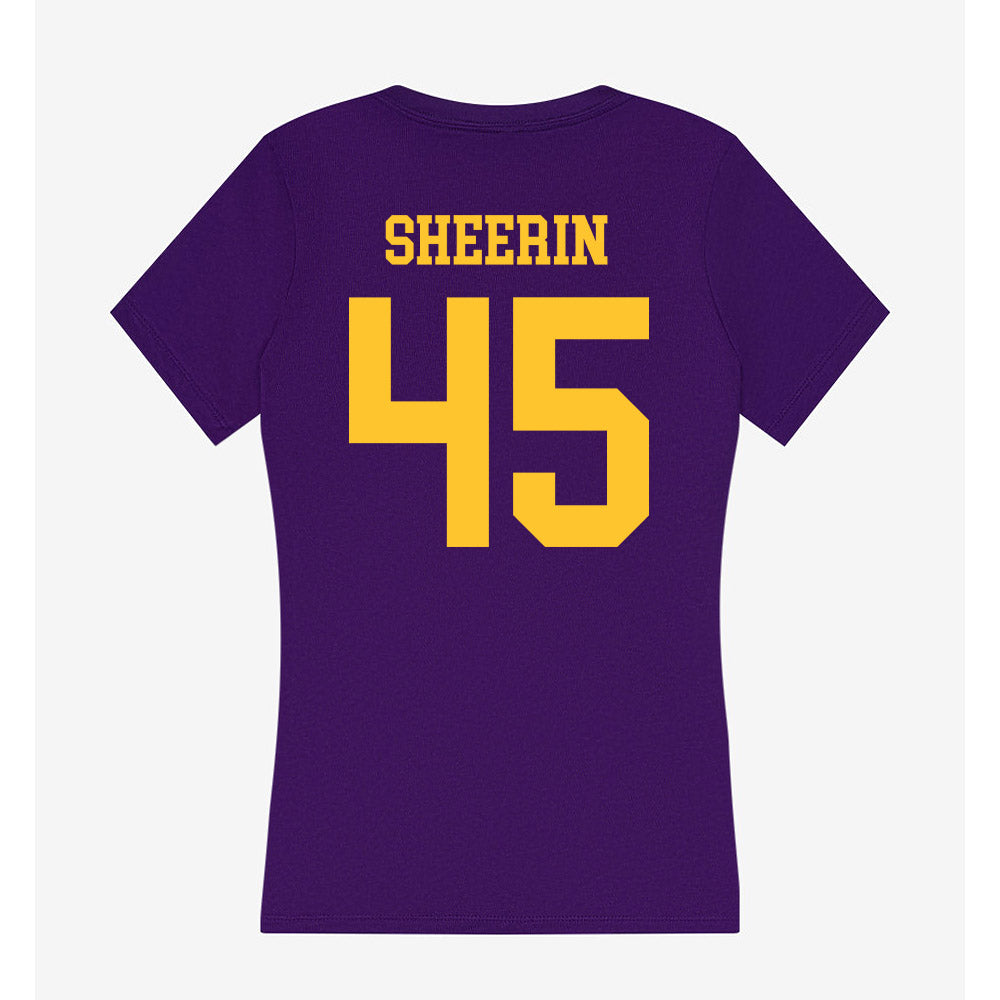LSU - NCAA Baseball : Deven Sheerin - Women's V-Neck T-Shirt-1