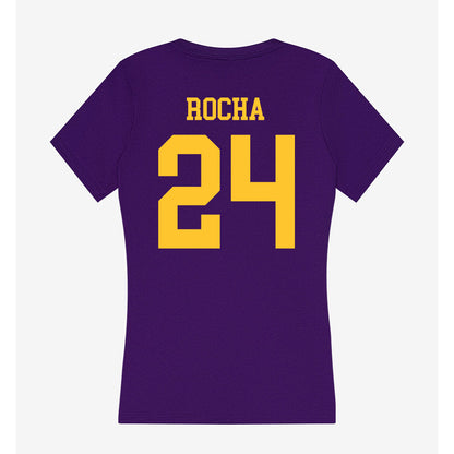 LSU - NCAA Women's Soccer : Kylee Rocha - Women's V-Neck T-Shirt-1