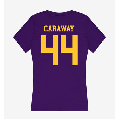 LSU - NCAA Baseball : Trent Caraway - Women's V-Neck T-Shirt-1