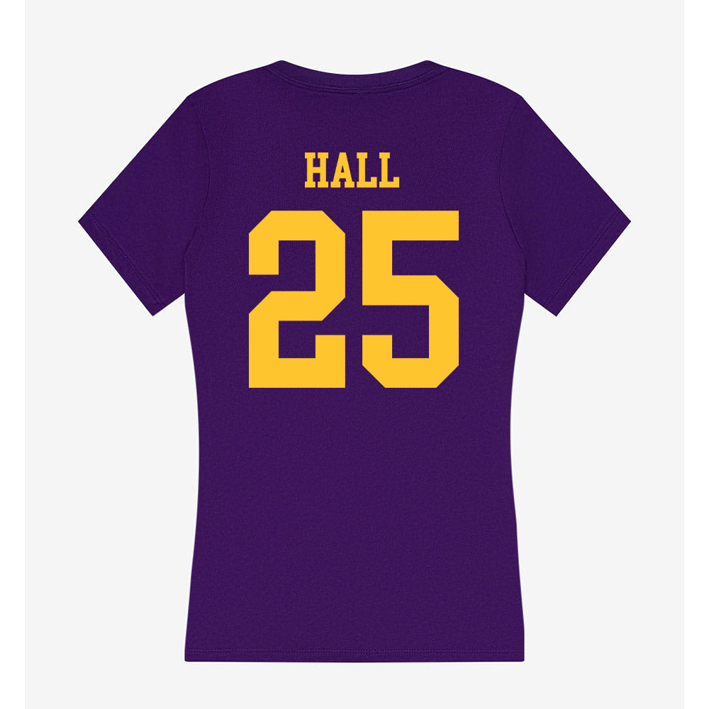 LSU - NCAA Football : Aiden Hall - Women's V-Neck T-Shirt-1
