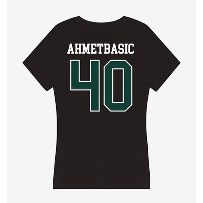 Michigan State - NCAA Football : Tarik Ahmetbasic - Women's V-Neck T-Shirt-1