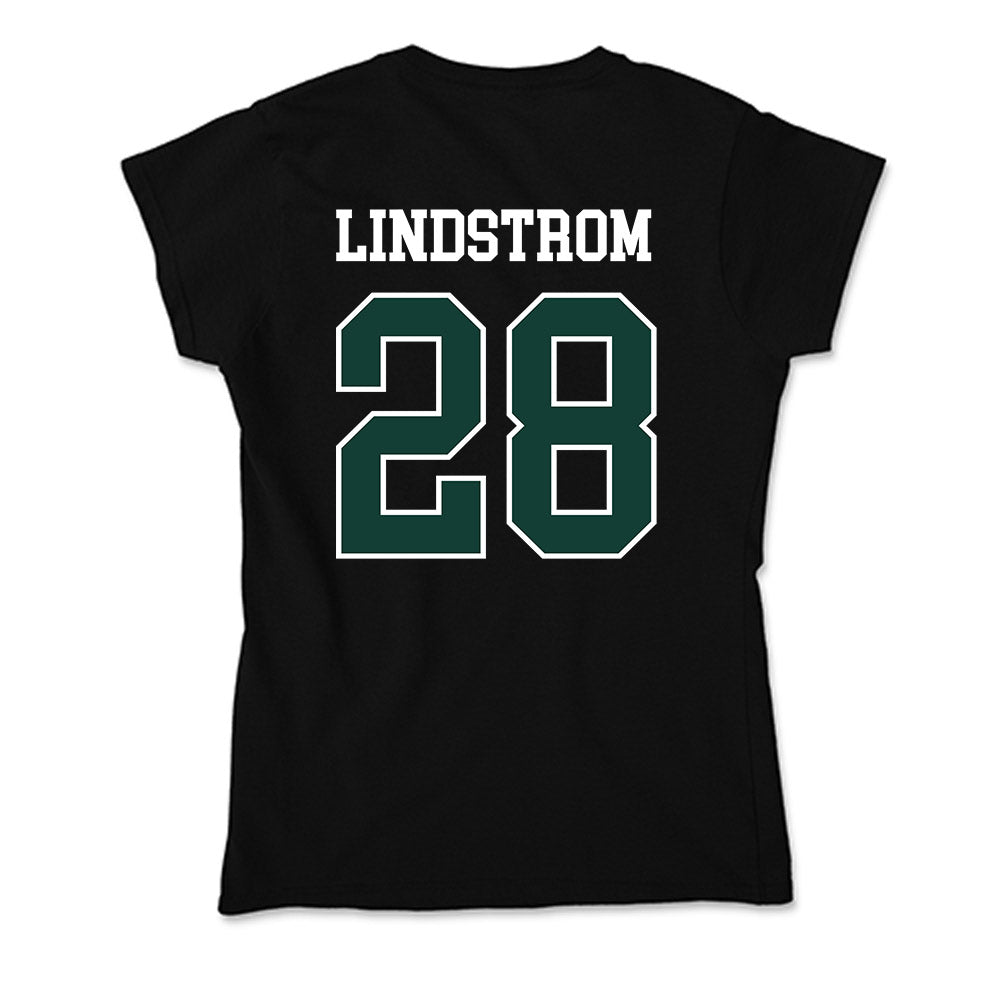 Michigan State - NCAA Men's Ice Hockey : Cayden Lindstrom - Soft Style Women’s T-Shirt-1