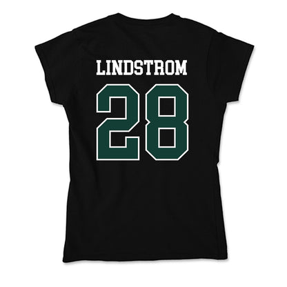Michigan State - NCAA Men's Ice Hockey : Cayden Lindstrom - Soft Style Women’s T-Shirt-1