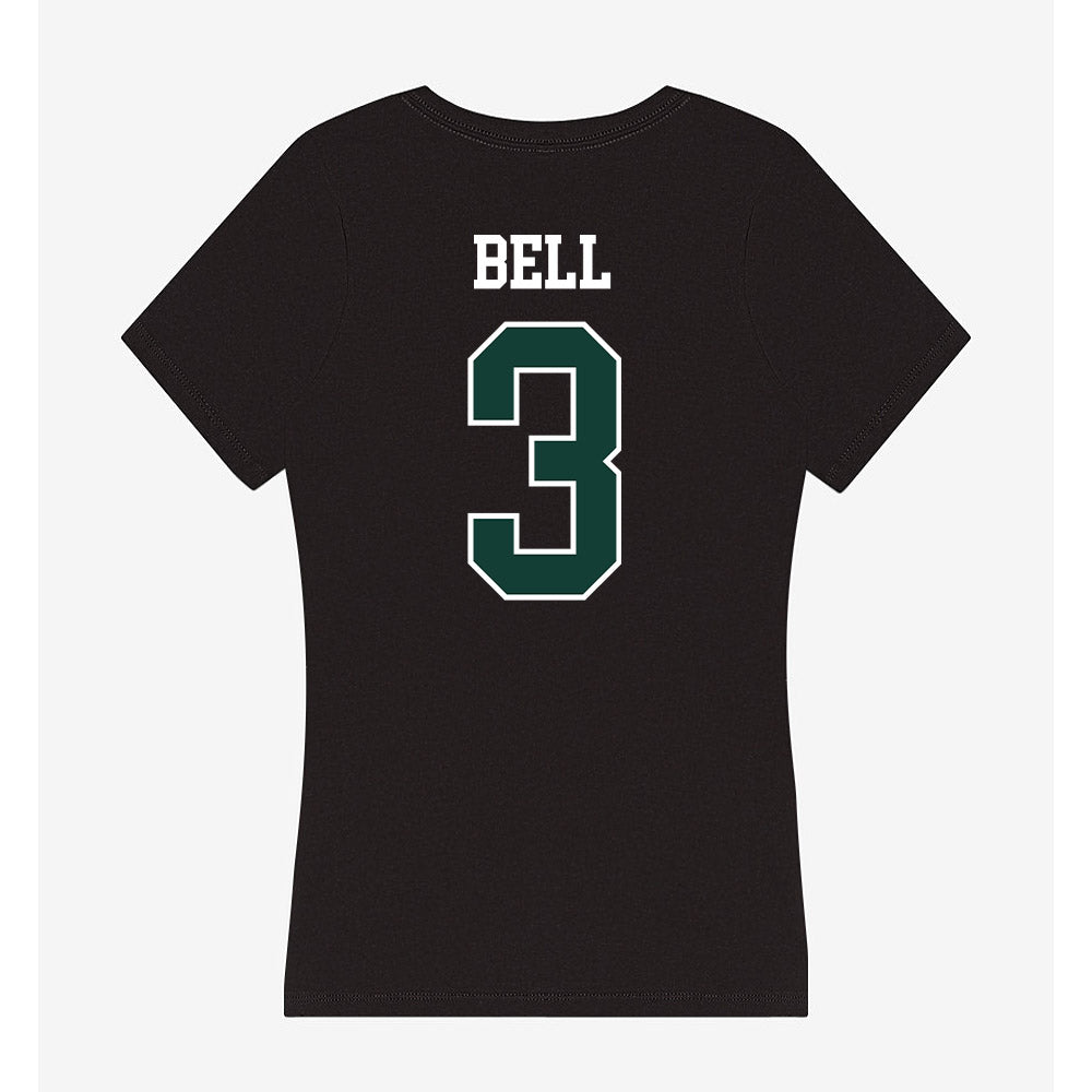 Michigan State - NCAA Football : Tre Bell - Women's V-Neck T-Shirt-1