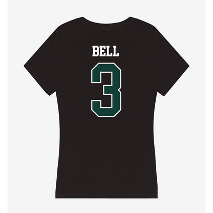 Michigan State - NCAA Football : Tre Bell - Women's V-Neck T-Shirt-1