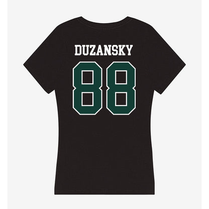 Michigan State - NCAA Football : Nick Duzansky - Women's V-Neck T-Shirt-1