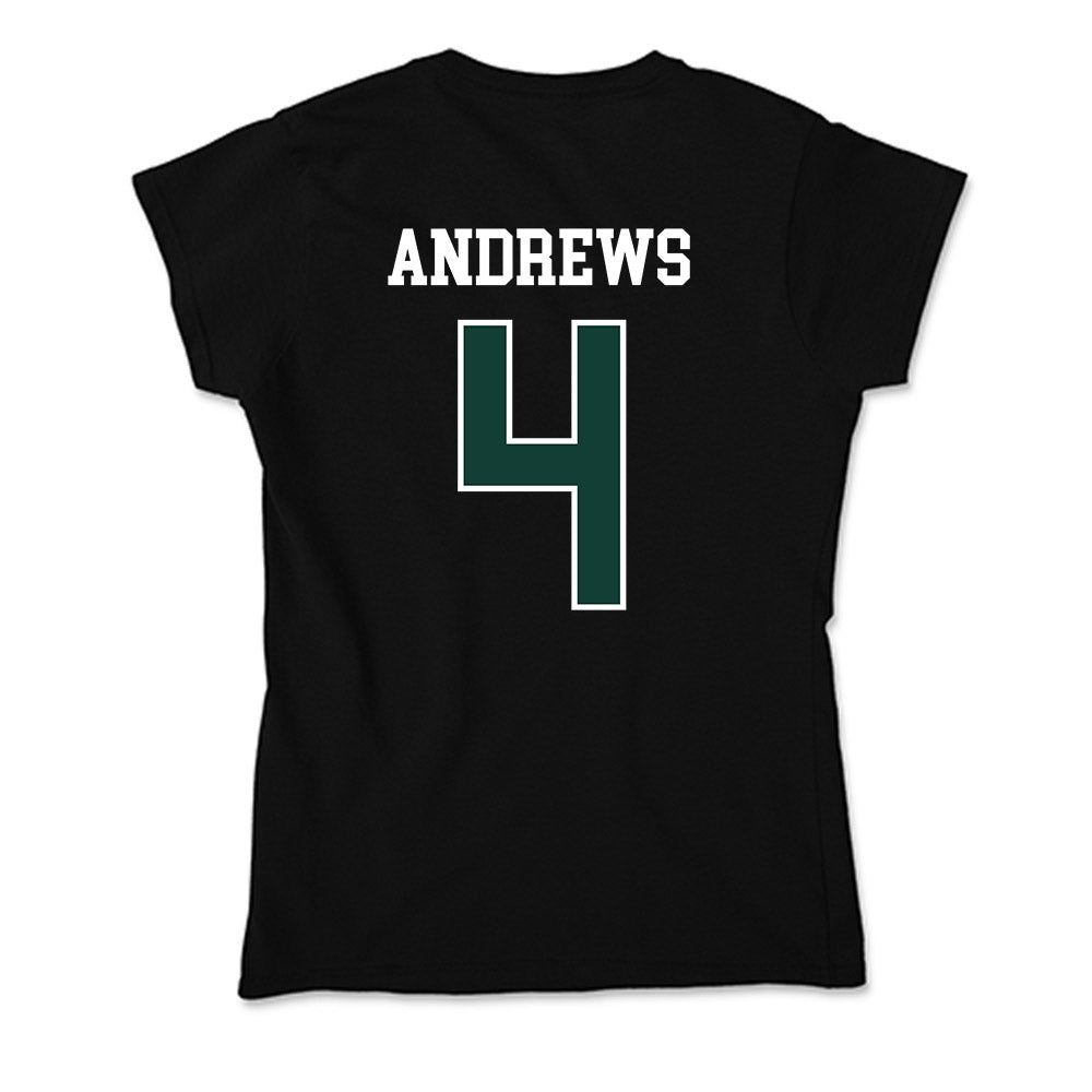 Michigan State - NCAA Women's Volleyball : Madi Andrews - Soft Style Women’s T-Shirt-1