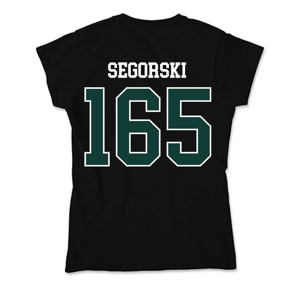 Michigan State - NCAA Wrestling : Owen Segorski - Soft Style Women’s T-Shirt-1