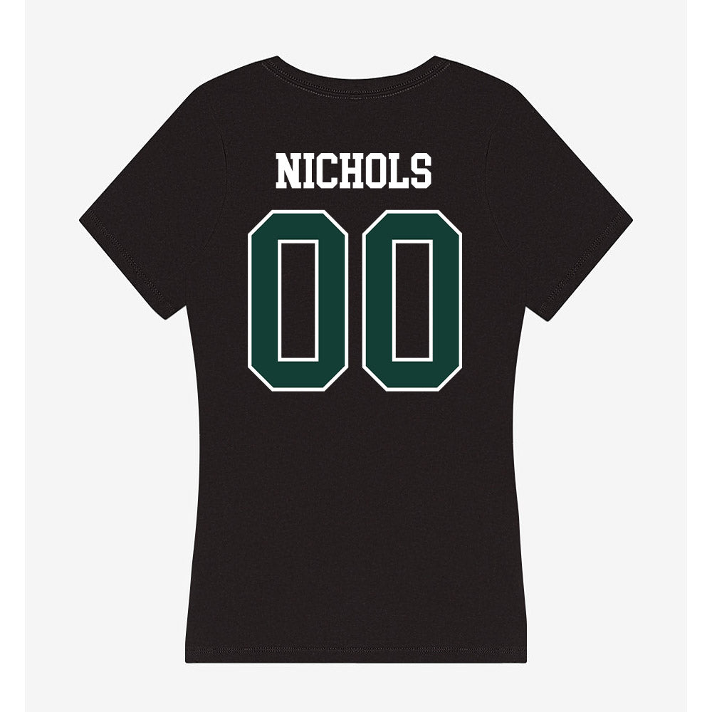 Michigan State - NCAA Football : Drew Nichols - Women's V-Neck T-Shirt-1