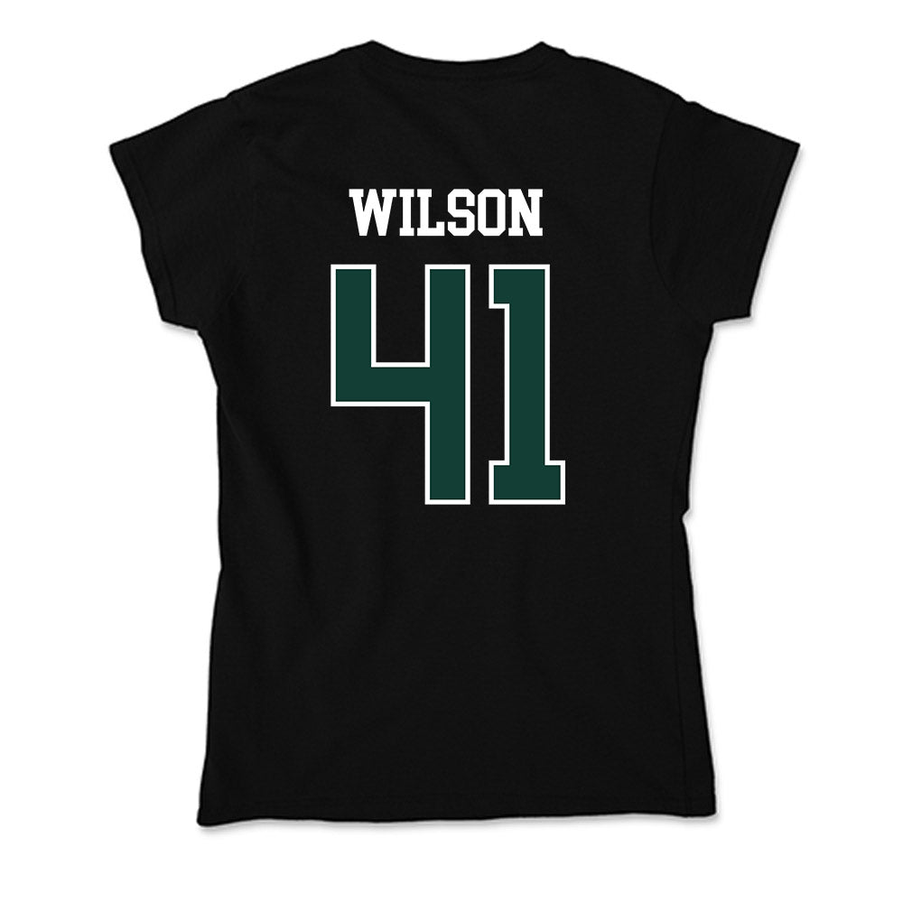 Michigan State - NCAA Football : Jaxson Wilson - Soft Style Women’s T-Shirt-1