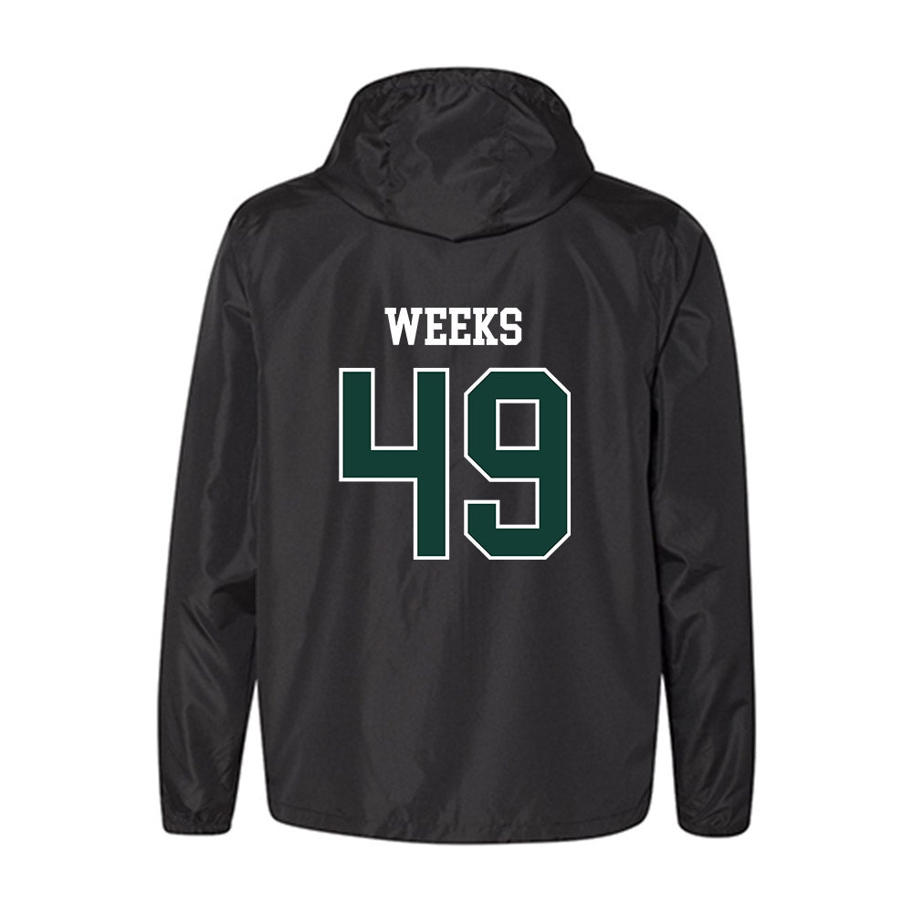 Michigan State - NCAA Football : Alex Weeks - Windbreaker-1