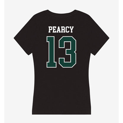 Michigan State - NCAA Women's Soccer : LJ Pearcy - Women's V-Neck T-Shirt-1