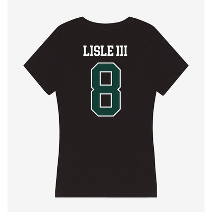 Michigan State - NCAA Football : Trey Lisle III - Women's V-Neck T-Shirt-1