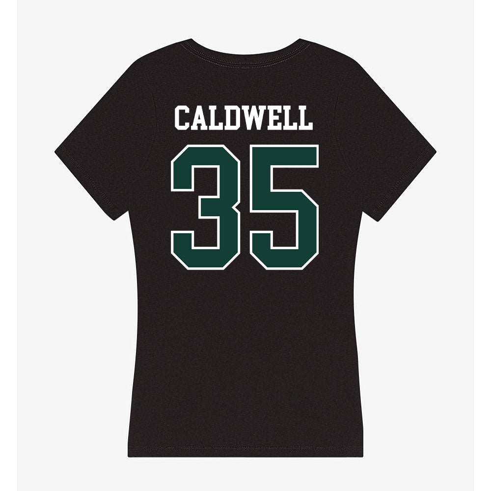Michigan State - NCAA Football : Eliyjah Caldwell - Women's V-Neck T-Shirt-1