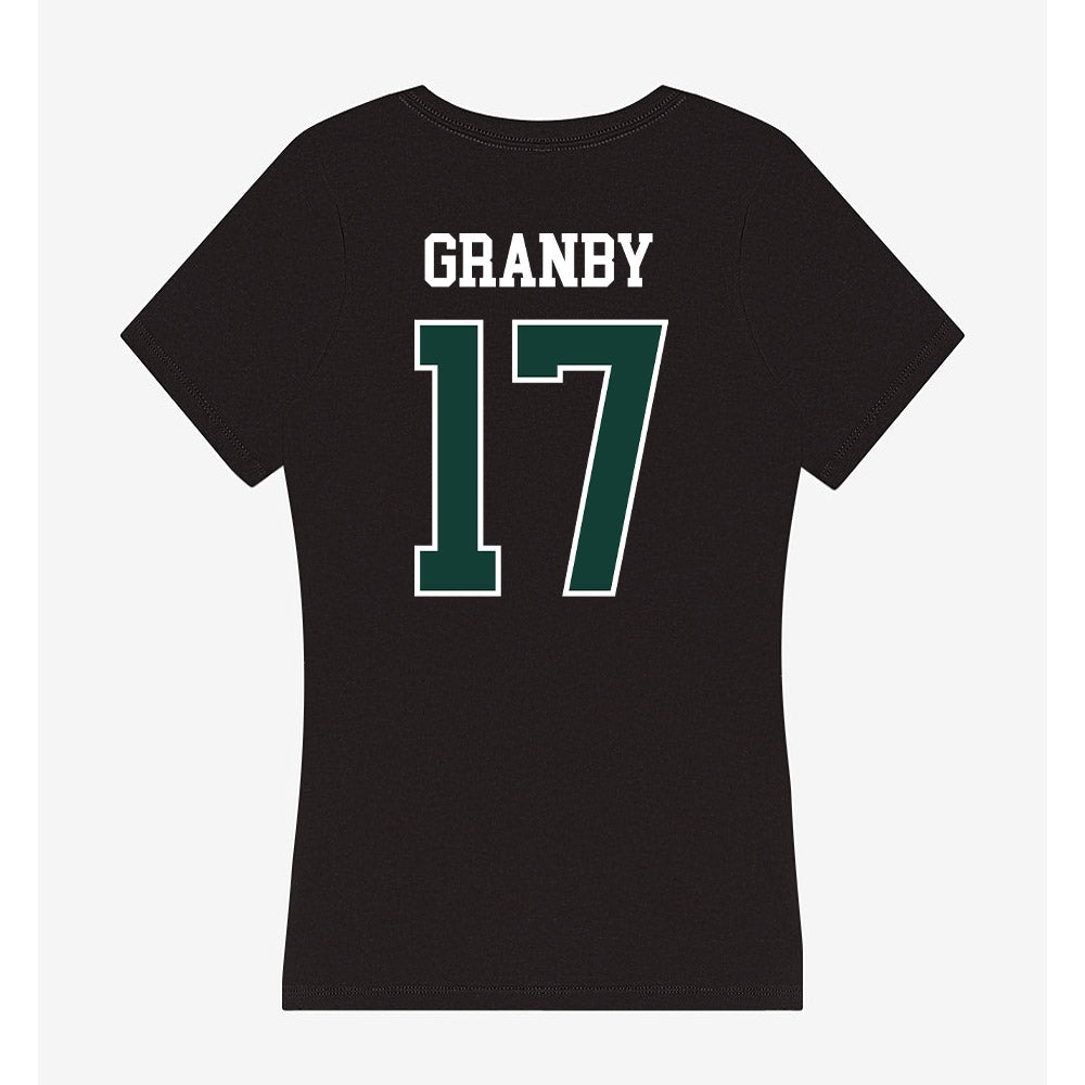 Michigan State - NCAA Football : Jonathan Granby - Women's V-Neck T-Shirt-1