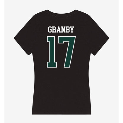 Michigan State - NCAA Football : Jonathan Granby - Women's V-Neck T-Shirt-1