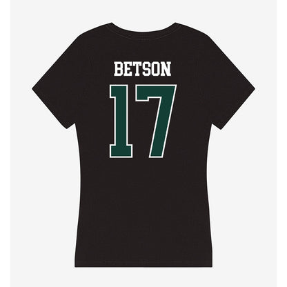 Michigan State - NCAA Women's Basketball : Tabitha Betson - Women's V-Neck T-Shirt-1