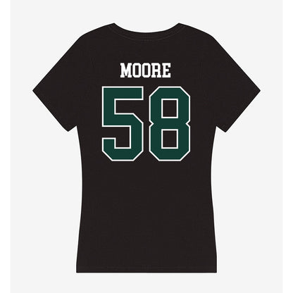 Michigan State - NCAA Football : Conner Moore - Women's V-Neck T-Shirt-1