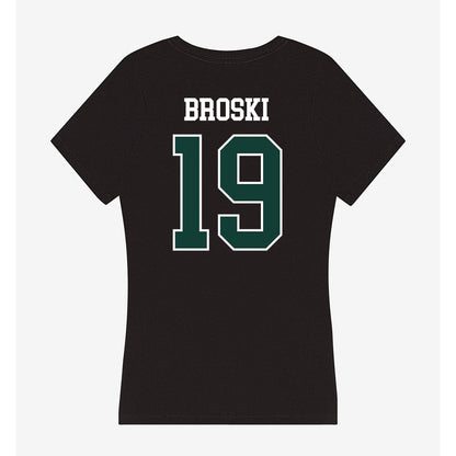 Michigan State - NCAA Baseball : Adam Broski - Women's V-Neck T-Shirt-1