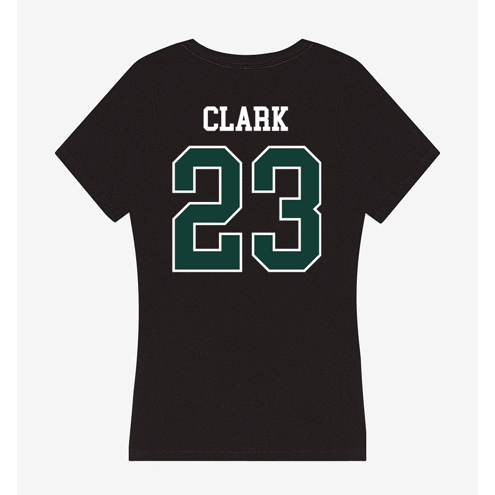 Michigan State - NCAA Men's Ice Hockey : Jimmy Clark - Women's V-Neck T-Shirt-1