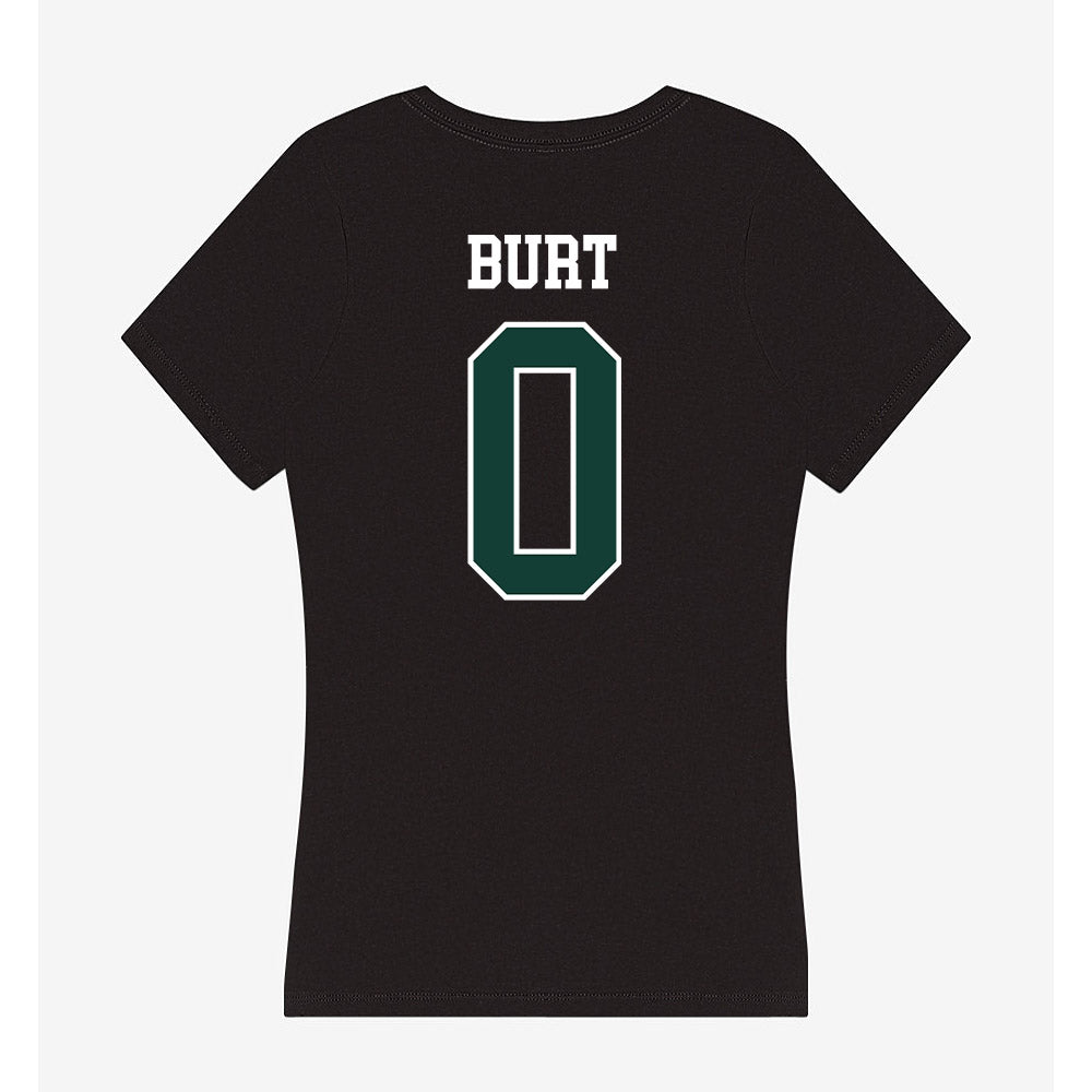 Michigan State - NCAA Football : Nijhay Burt - Women's V-Neck T-Shirt-1