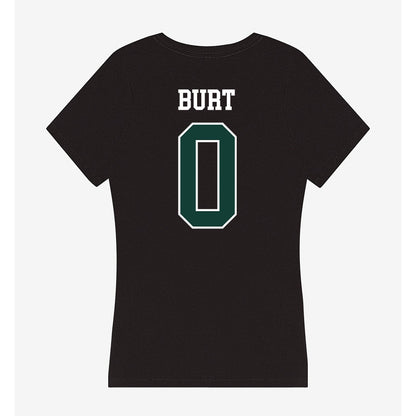 Michigan State - NCAA Football : Nijhay Burt - Women's V-Neck T-Shirt-1