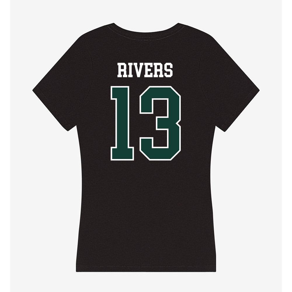 Michigan State - NCAA Softball : Presley Rivers - Women's V-Neck T-Shirt-1