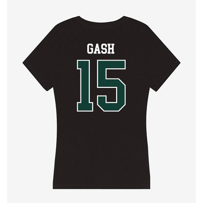 Michigan State - NCAA Football : Caleb Gash - Women's V-Neck T-Shirt-1