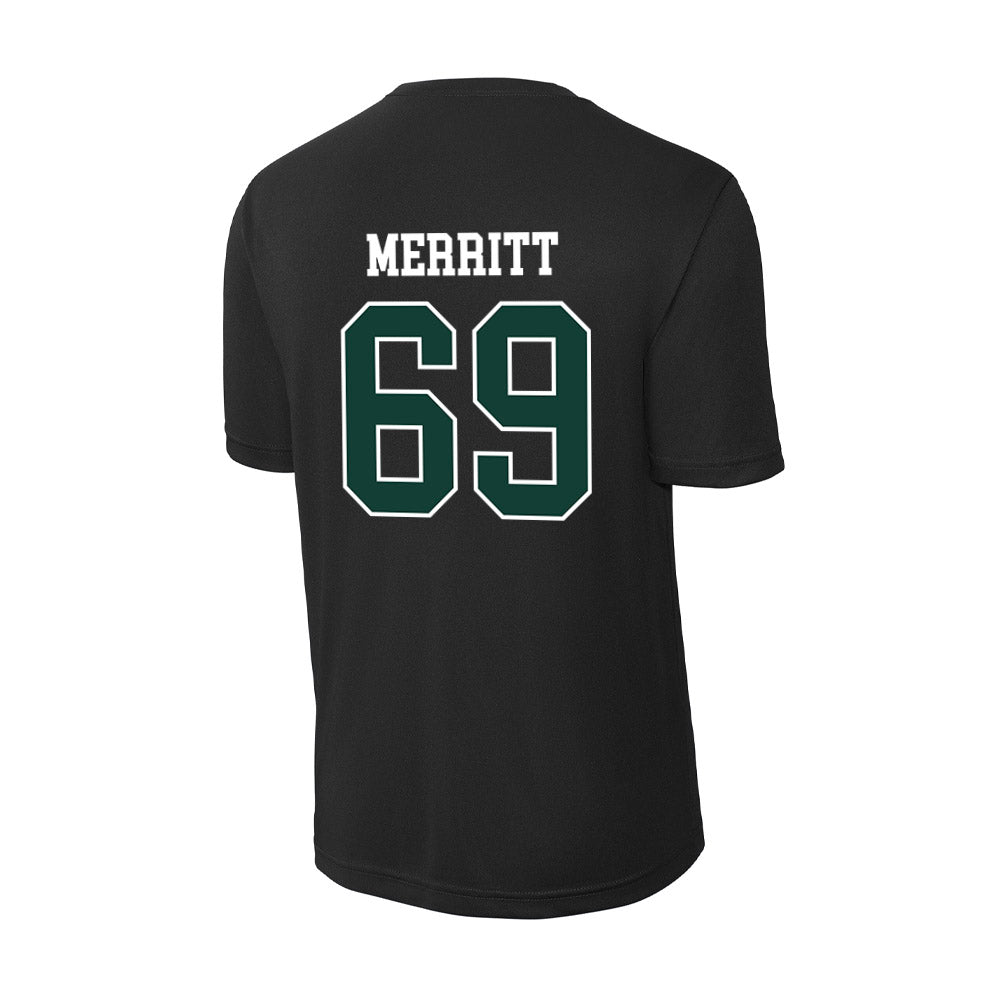 Michigan State - NCAA Football : Jake Merritt - Activewear T-Shirt-1