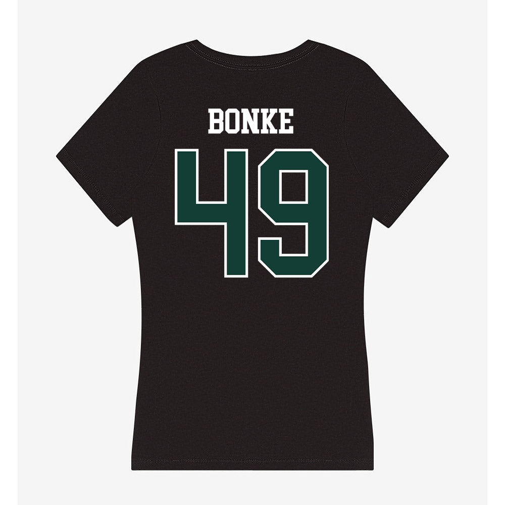 Michigan State - NCAA Men's Basketball : Anton Bonke - Women's V-Neck T-Shirt-1