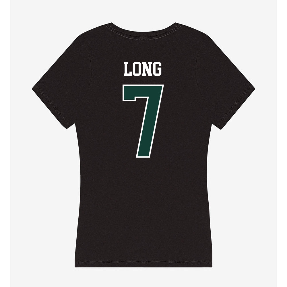 Michigan State - NCAA Women's Volleyball : Malayah Long - Women's V-Neck T-Shirt-1