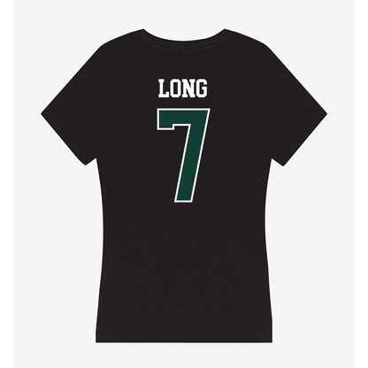 Michigan State - NCAA Women's Volleyball : Malayah Long - Women's V-Neck T-Shirt-1